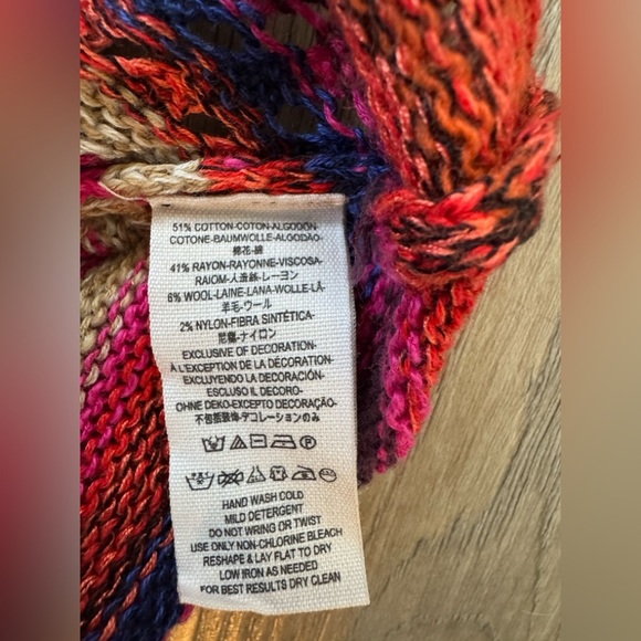 Free People Colorful Knit Garment 🔴🟠🟡 - Picture 14 of 14